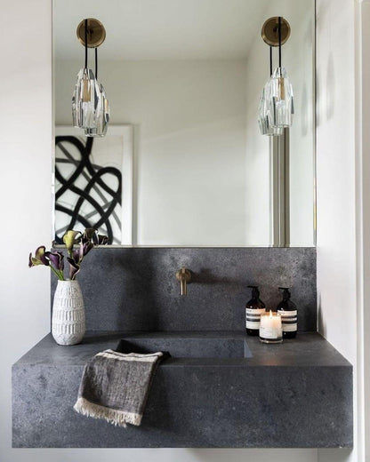 Chatelet Wall Sconce | Solid Brass & Crystal | Set of 2