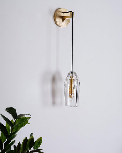 Chatelet Wall Sconce | Solid Brass & Crystal | Set of 2