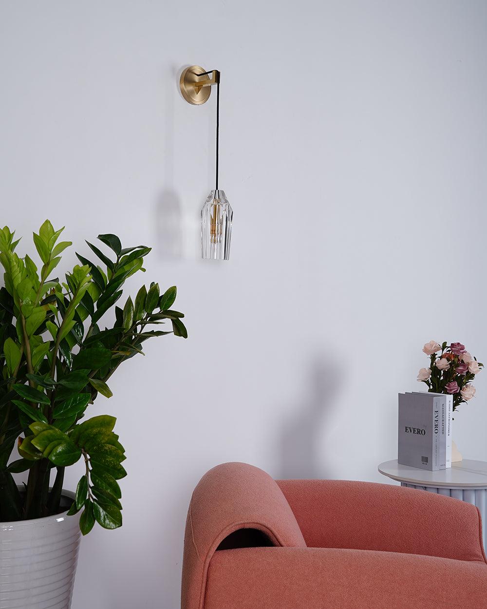 Chatelet Wall Sconce | Solid Brass & Crystal | Set of 2