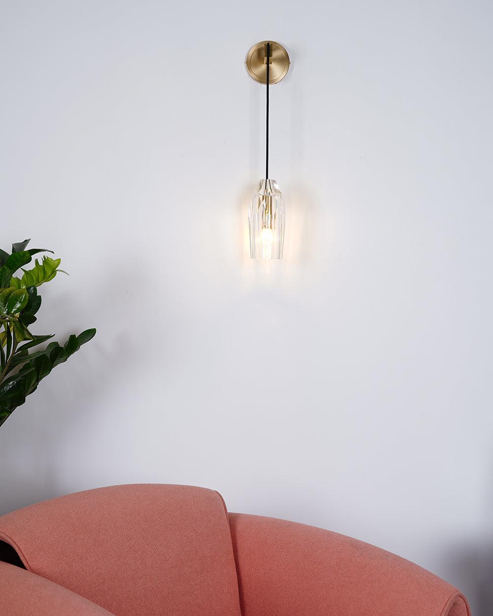 Chatelet Wall Sconce | Solid Brass & Crystal | Set of 2
