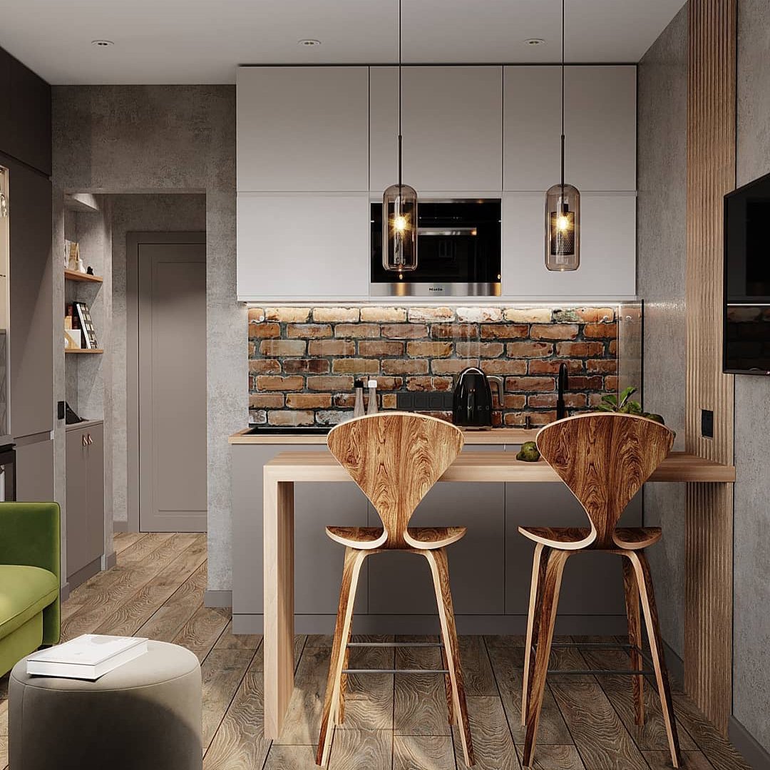 Chiswick Glass Pendant Light | Midcentury Style | Clear & Amber Glass, Copper/Silver/Black
