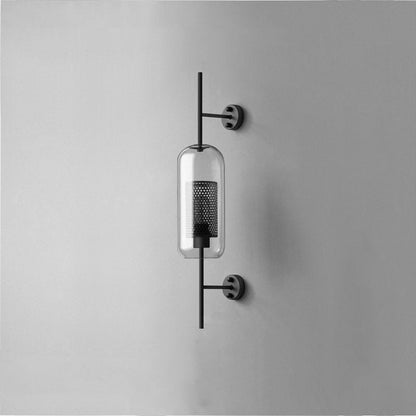 Chiswick Glass Wall Light | Clear Glass & Metal | Set of 2