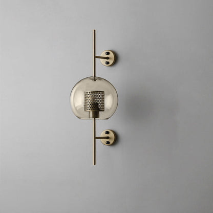 Chiswick Glass Wall Light | Clear Glass & Metal | Set of 2