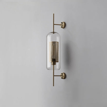 Chiswick Glass Wall Light | Clear Glass & Metal | Set of 2