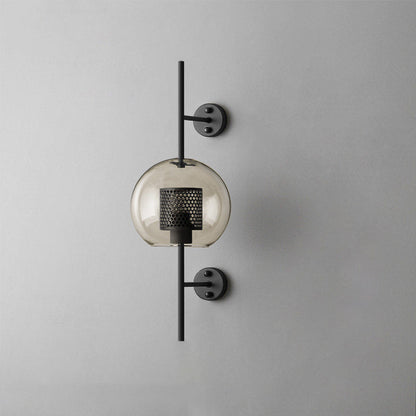 Chiswick Glass Wall Light | Clear Glass & Metal | Set of 2