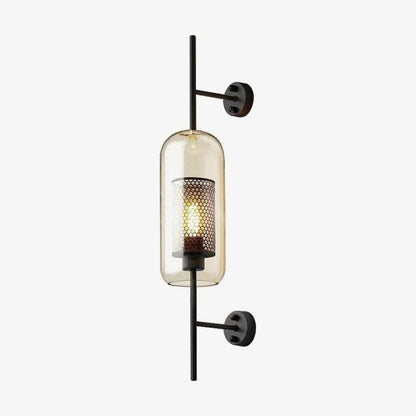 Chiswick Glass Wall Light | Clear Glass & Metal | Set of 2