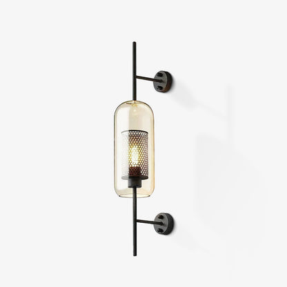 Chiswick Glass Wall Light | Clear Glass & Metal | Set of 2