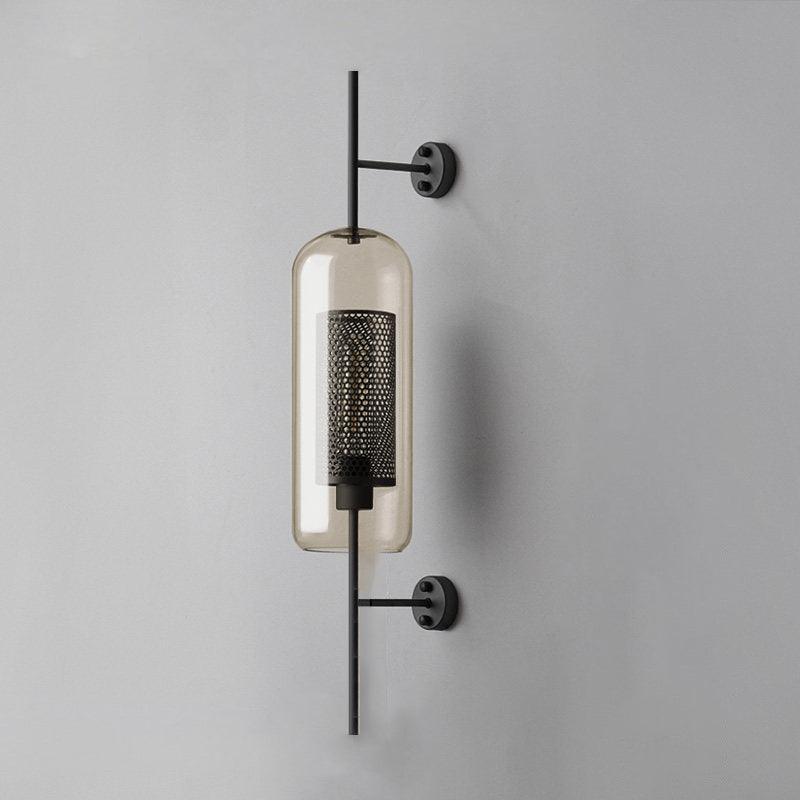 Chiswick Glass Wall Light | Clear Glass & Metal | Set of 2