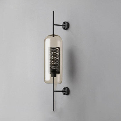 Chiswick Glass Wall Light | Clear Glass & Metal | Set of 2