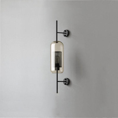 Chiswick Glass Wall Light | Clear Glass & Metal | Set of 2