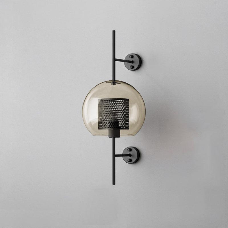 Chiswick Glass Wall Light | Clear Glass & Metal | Set of 2