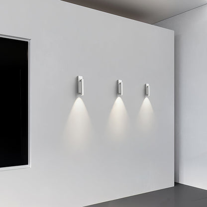 Chors Recessed Wall Lamp | Metal | White/Black | Set of 2