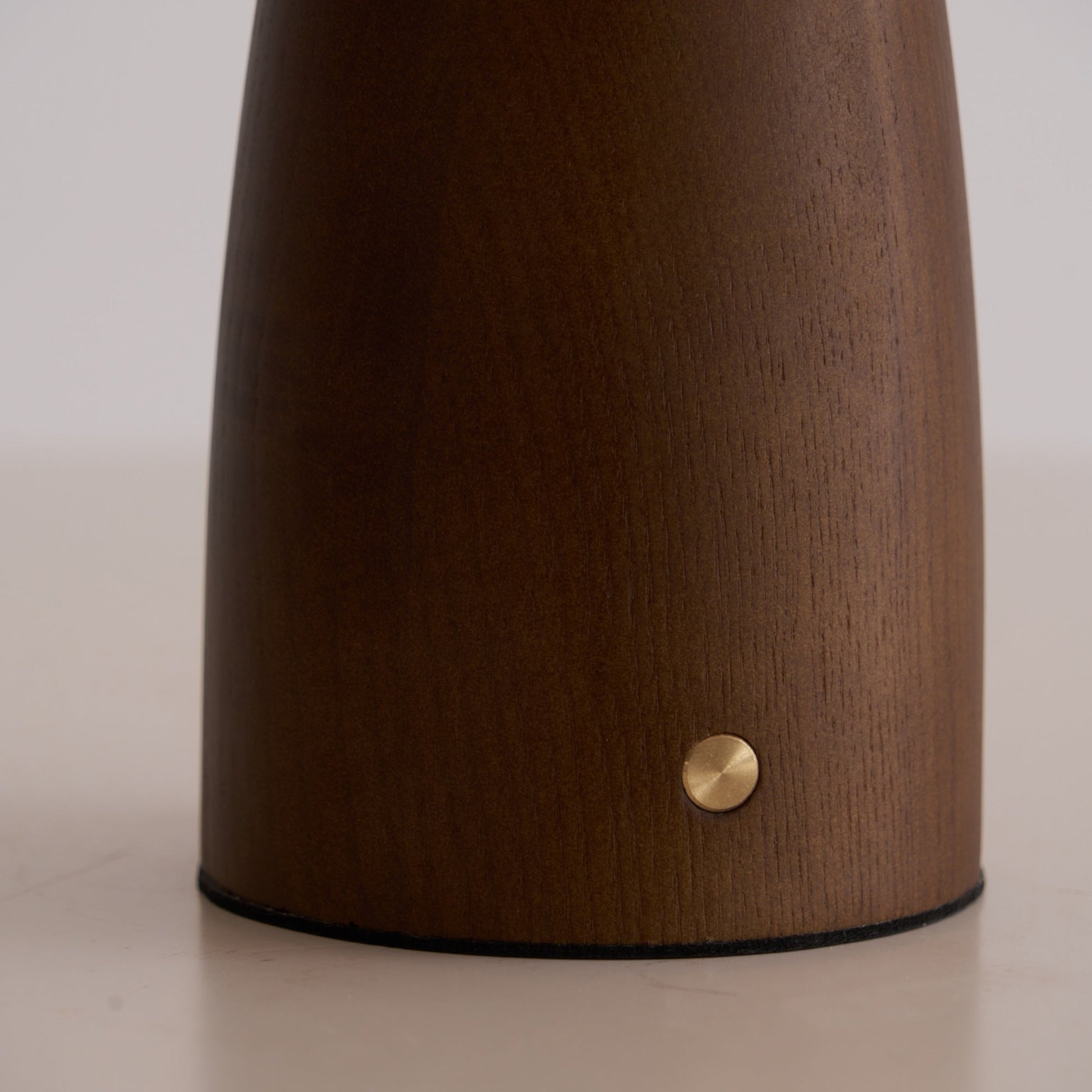Cielo Table Lamp | Wooden & Glass | Amber Shade