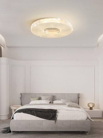 Cimona Flush Light | Iron & Acrylic | Gold or White