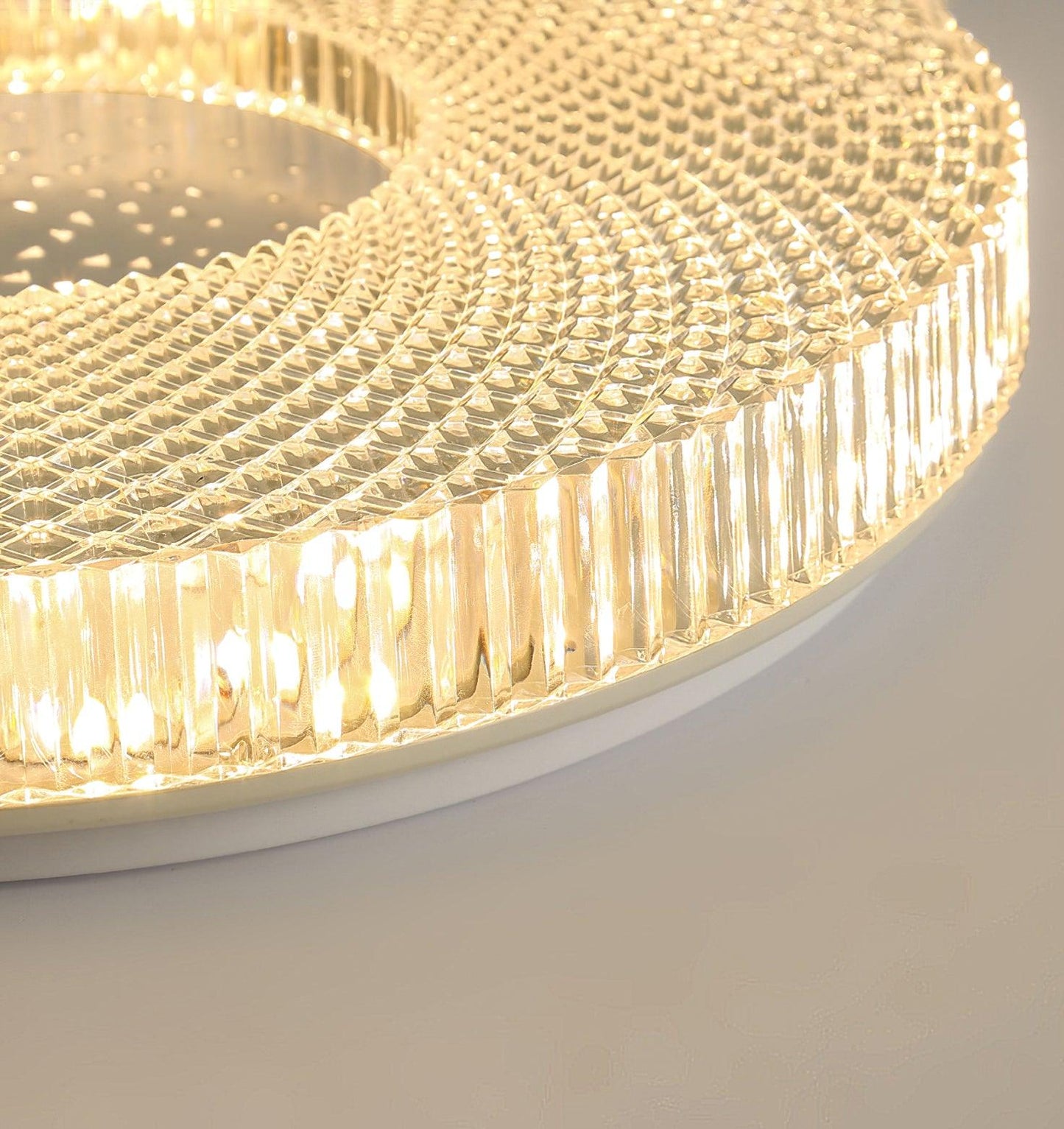 Cimona Flush Light | Iron & Acrylic | Gold or White