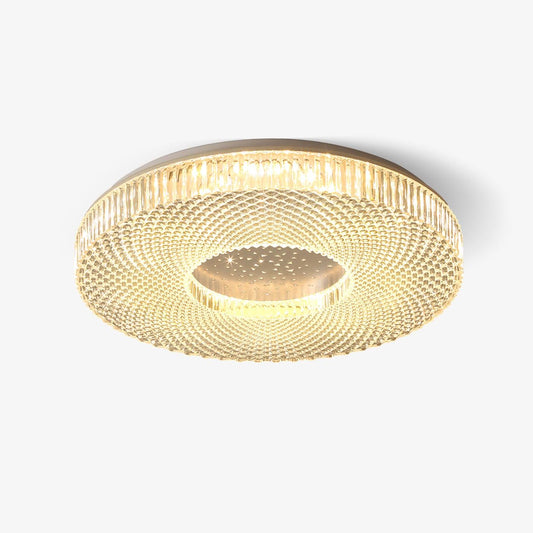 Cimona Flush Light | Iron & Acrylic | Gold or White