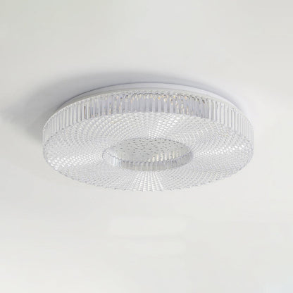 Cimona Flush Light | Iron & Acrylic | Gold or White