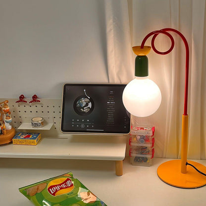 Circulo Play Table Lamp | Geometric Design | Red, Green, Yellow Accents