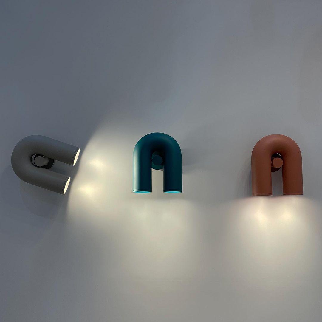 Cirkus Wall Lamp Set | Adjustable U-Shape Design | 2 Lights