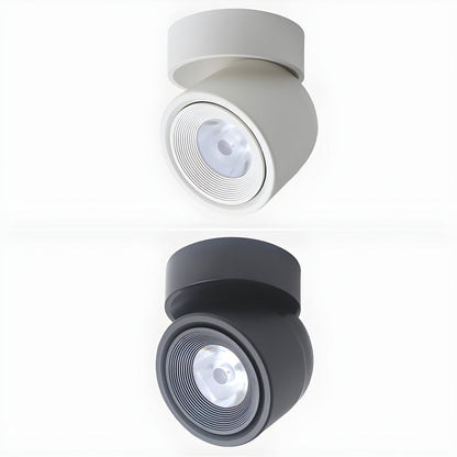 Clara Rotating Surface Downlight | Metal/Aluminum/Acrylic | Black/White