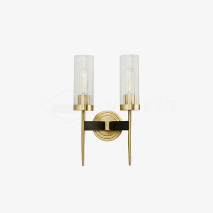 Alouette Wall Light | Copper & Glass | Brass Finish