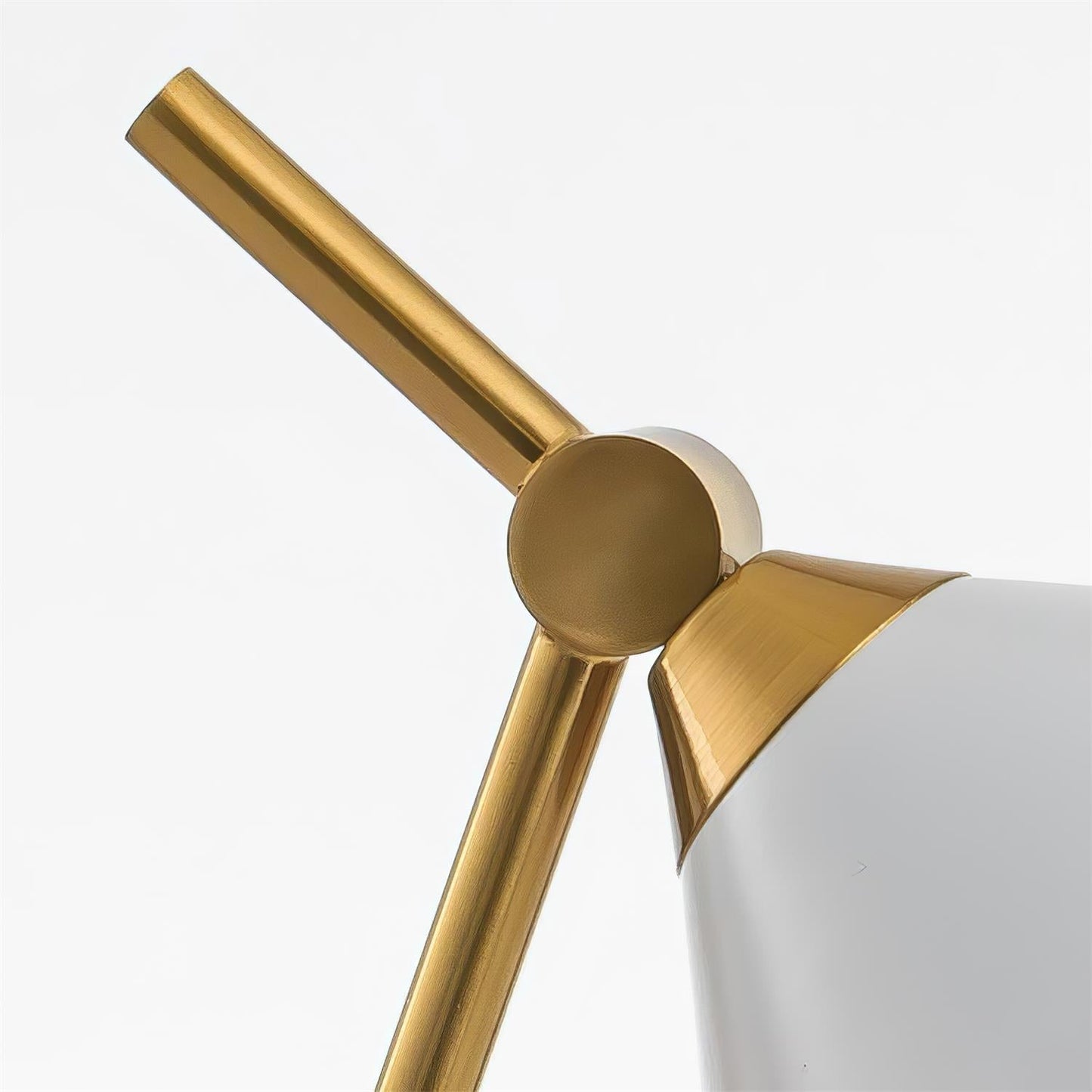 Cleo Table Lamp | Iron & Marble | Gold, Black, White