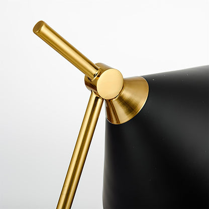 Cleo Table Lamp | Iron & Marble | Gold, Black, White