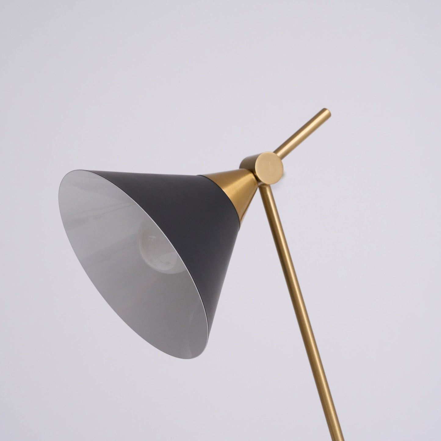 Cleo Table Lamp | Iron & Marble | Gold, Black, White