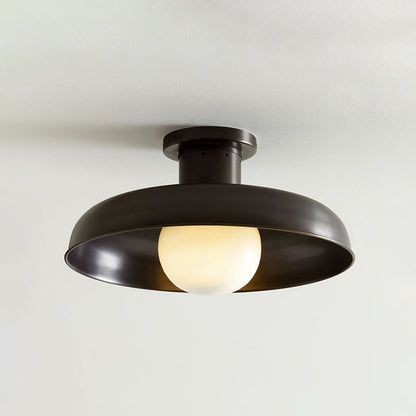 Clifton Ceiling Light | Metal & Glass | Gold & Black