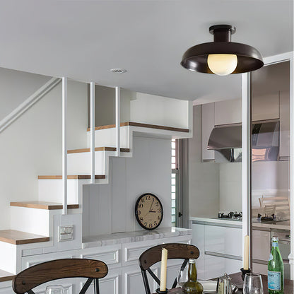 Clifton Ceiling Light | Metal & Glass | Gold & Black