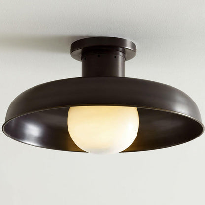 Clifton Ceiling Light | Metal & Glass | Gold & Black