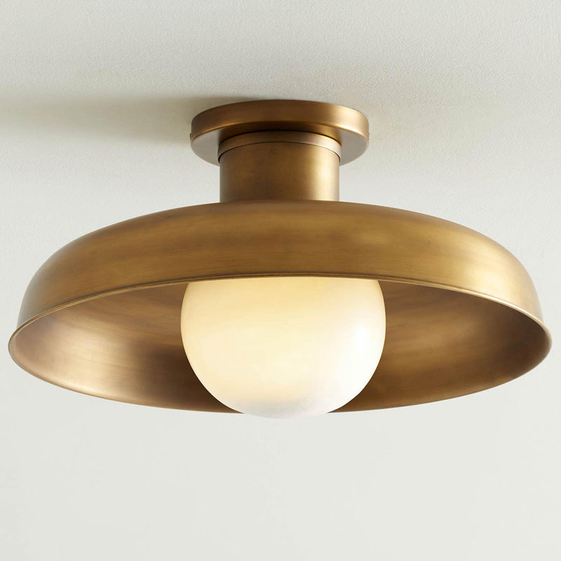 Clifton Ceiling Light | Metal & Glass | Gold & Black