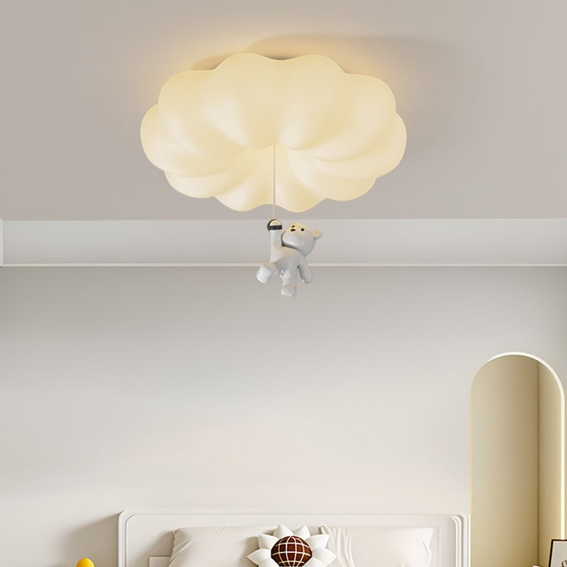 Cloud Bear Ceiling Light | Metal, PE, Resin | White
