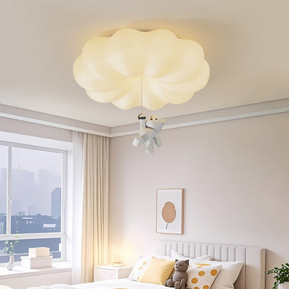 Cloud Bear Ceiling Light | Metal, PE, Resin | White