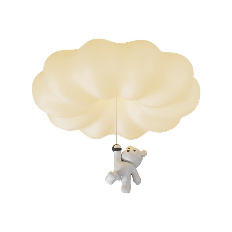 Cloud Bear Ceiling Light | Metal, PE, Resin | White