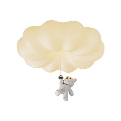 Cloud Bear Ceiling Light | Metal, PE, Resin | White