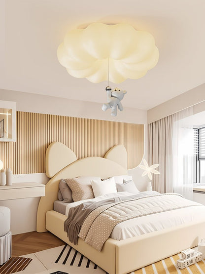 Cloud Bear Ceiling Light | Metal, PE, Resin | White