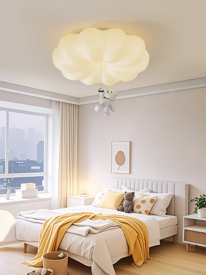 Cloud Bear Ceiling Light | Metal, PE, Resin | White