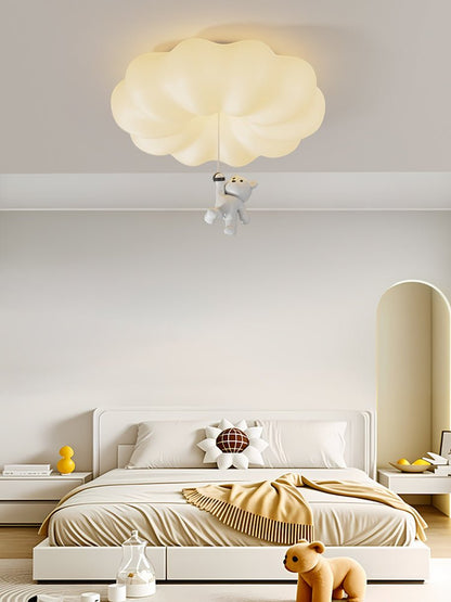 Cloud Bear Ceiling Light | Metal, PE, Resin | White