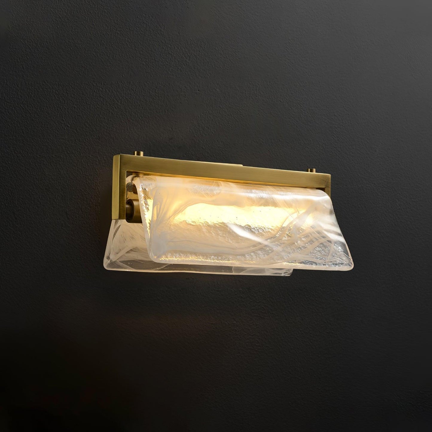 Cloud Fog Wall Lamp | Brass & Glass | Opaque