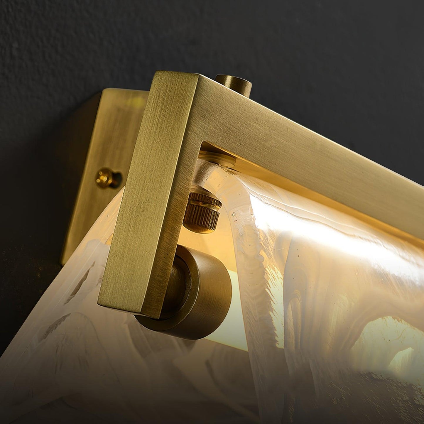Cloud Fog Wall Lamp | Brass & Glass | Opaque