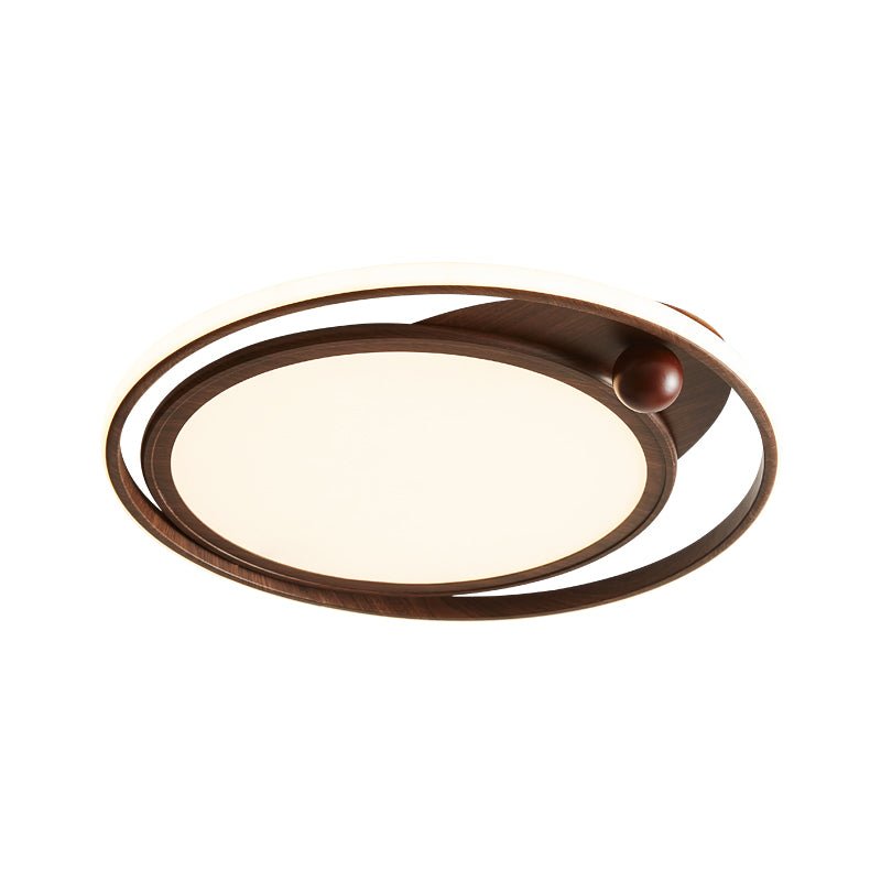 Cloudcrest Ceiling Light | Walnut Wood Grain | Warm/Neutral/Cool Light