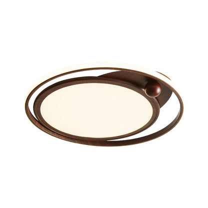 Cloudcrest Ceiling Light | Walnut Wood Grain | Warm/Neutral/Cool Light