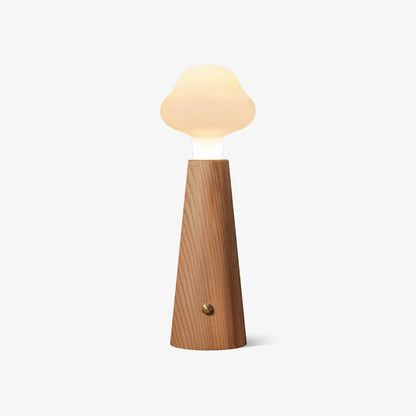 Cloudlet Table Lamp | Wood, Acrylic, Metal | White Shade