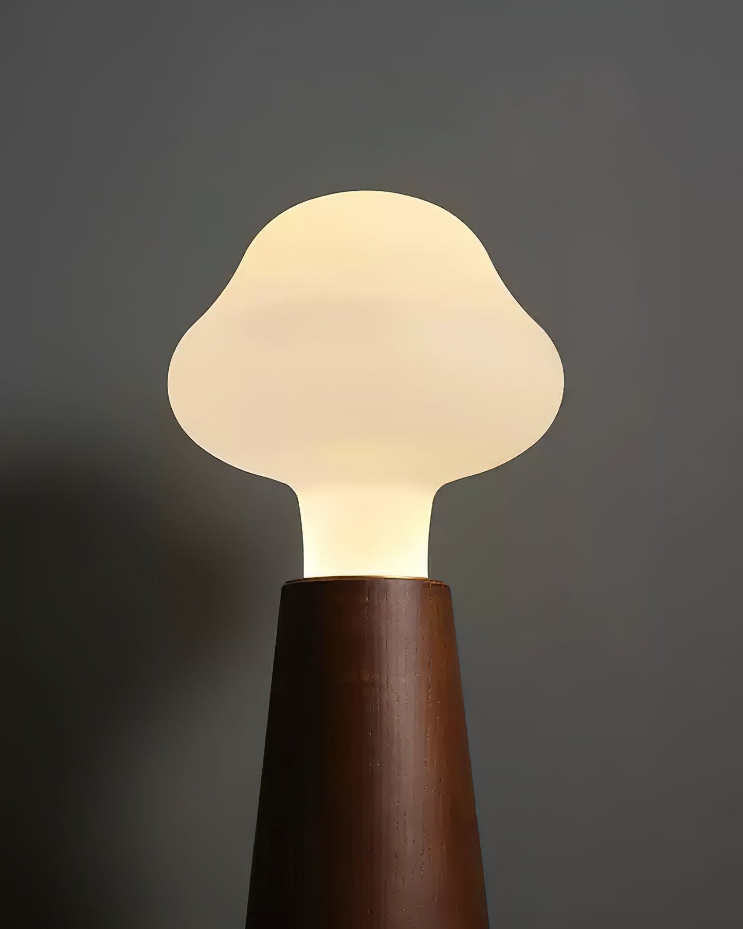 Cloudlet Table Lamp | Wood, Acrylic, Metal | White Shade