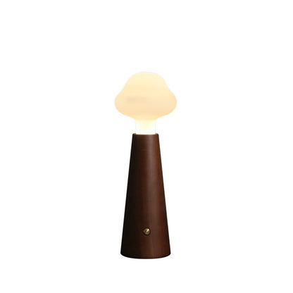 Cloudlet Table Lamp | Wood, Acrylic, Metal | White Shade