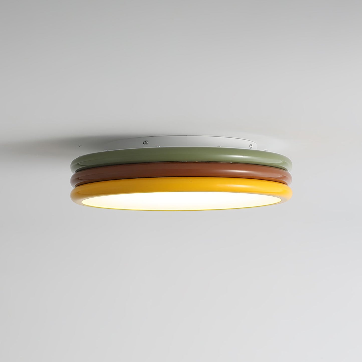 Color Stack Ceiling Lamp | Acrylic & Metal | White, Green, Red, Yellow
