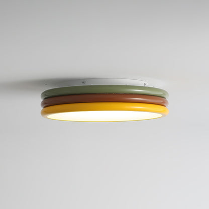 Color Stack Ceiling Lamp | Acrylic & Metal | White, Green, Red, Yellow