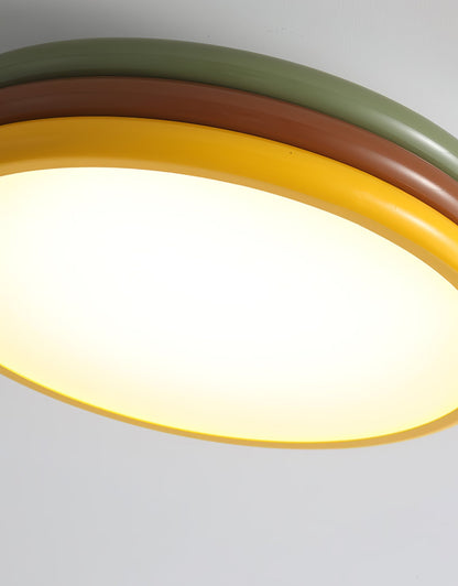Color Stack Ceiling Lamp | Acrylic & Metal | White, Green, Red, Yellow
