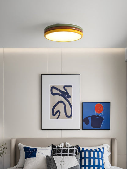 Color Stack Ceiling Lamp | Acrylic & Metal | White, Green, Red, Yellow